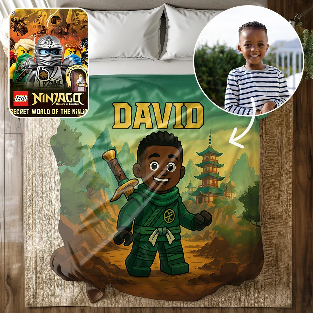 Custom Cartoon Blanket – Made from Your Child’s Photo