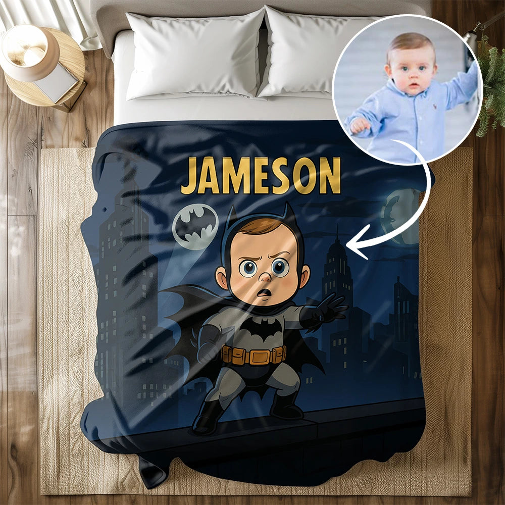 Custom Cartoon Blanket – Made from Your Child’s Photo