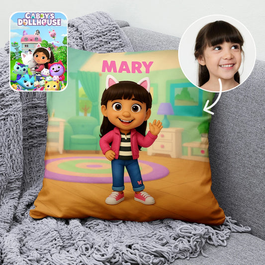 Custom Cartoon Pillow – Made from Your Child’s Photo