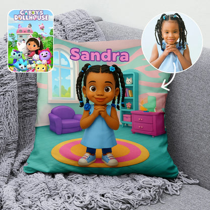 Custom Cartoon Pillow – Made from Your Child’s Photo