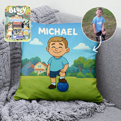 Custom Cartoon Pillow – Made from Your Child’s Photo