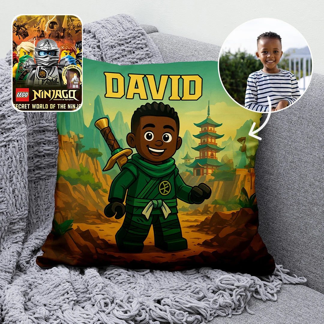 Custom Cartoon Pillow – Made from Your Child’s Photo